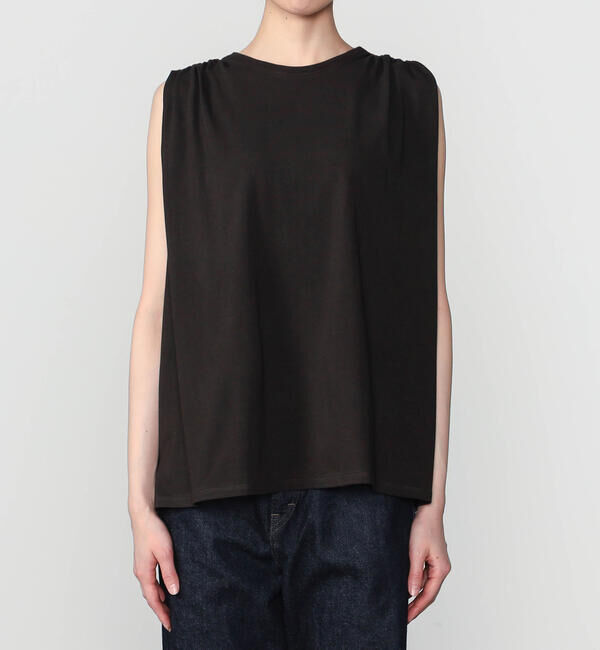  「WALANCE | ナチュラルダイ ミントジャージースリーブレストップ WOMEN」|Tシャツ・カットソー|