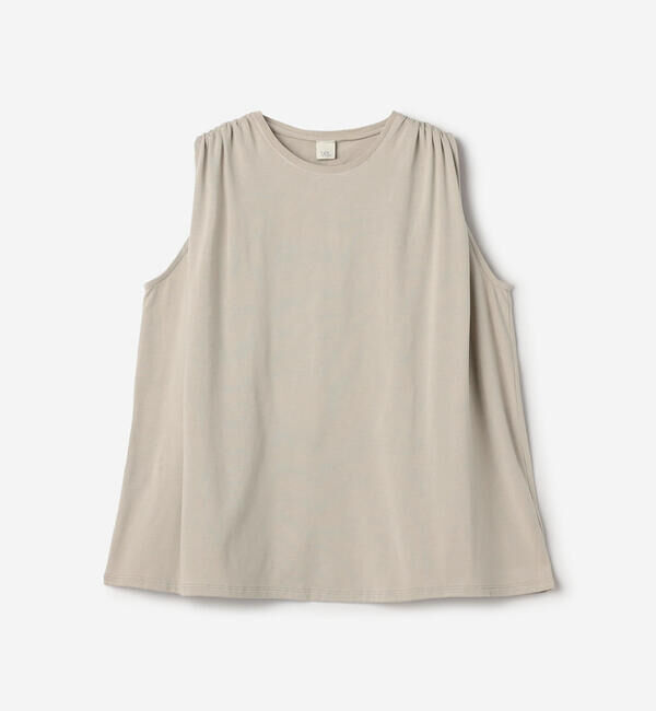  「WALANCE | ナチュラルダイ ミントジャージースリーブレストップ WOMEN」|Tシャツ・カットソー|