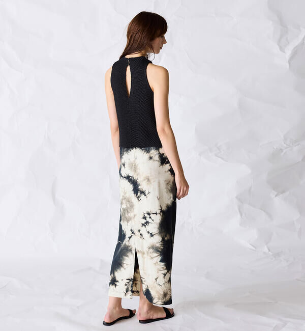  「WALANCE | シルクネップ ロングスカート WOMEN」|スカート|