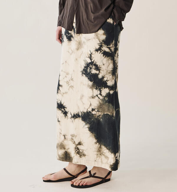  「WALANCE | シルクネップ ロングスカート WOMEN」|スカート|
