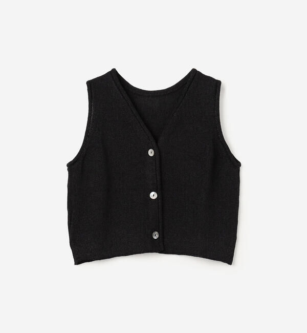  「WALANCE | 2way ペーパーニット ノースリーブトップ WOMEN」|ベスト・ジレ|