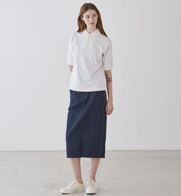  「ANATOMICA | ラウンドカラー ポロシャツ WOMEN」|ポロシャツ|