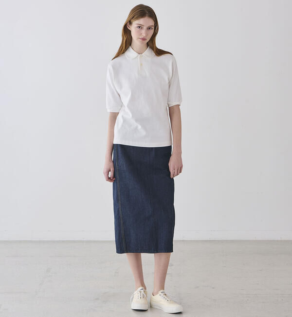  「ANATOMICA | ラウンドカラー ポロシャツ WOMEN」|ポロシャツ|