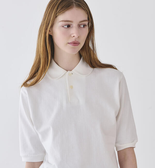 「ANATOMICA | ラウンドカラー ポロシャツ WOMEN」|ポロシャツ|