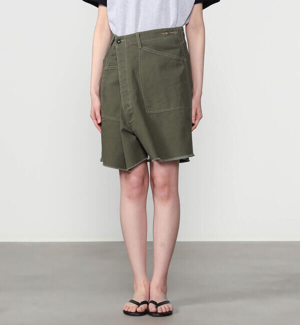  「RhodolirioN | ヘリンボーン ユーティリティショーツ WOMEN」|その他|