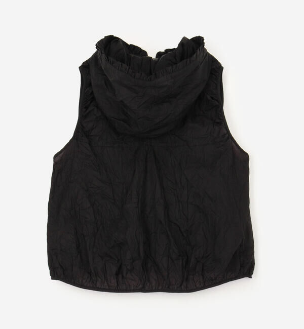  「eunoia | ナイロンシアー フードベスト WOMEN」|シャツ・ブラウス|