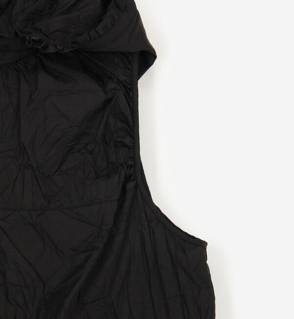  「eunoia | ナイロンシアー フードベスト WOMEN」|シャツ・ブラウス|