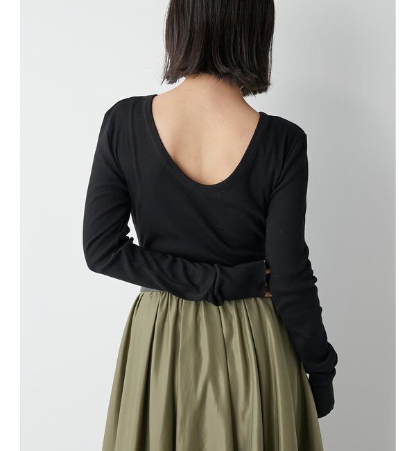  「Vバックシャンテレコカットソー」|Tシャツ・カットソー|