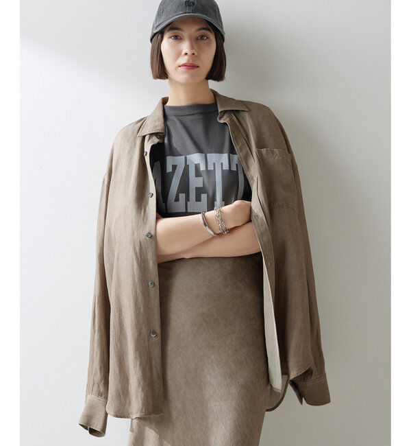  「ツイル顔料染めオーバーシャツ」|シャツ・ブラウス|