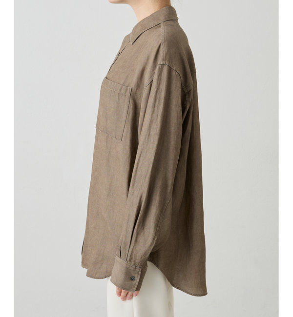  「ツイル顔料染めオーバーシャツ」|シャツ・ブラウス|