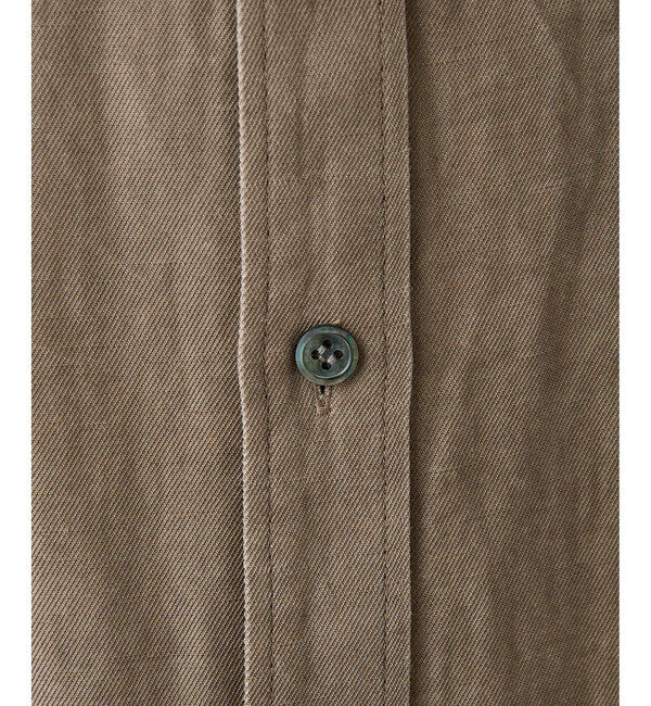  「ツイル顔料染めオーバーシャツ」|シャツ・ブラウス|