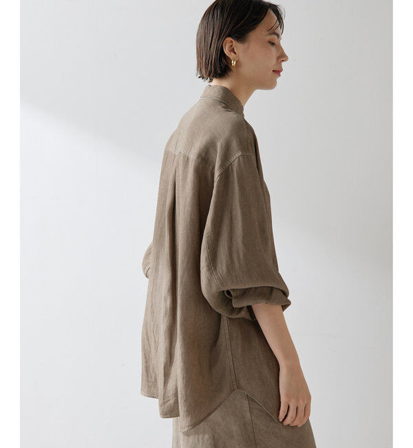  「ツイル顔料染めオーバーシャツ」|シャツ・ブラウス|