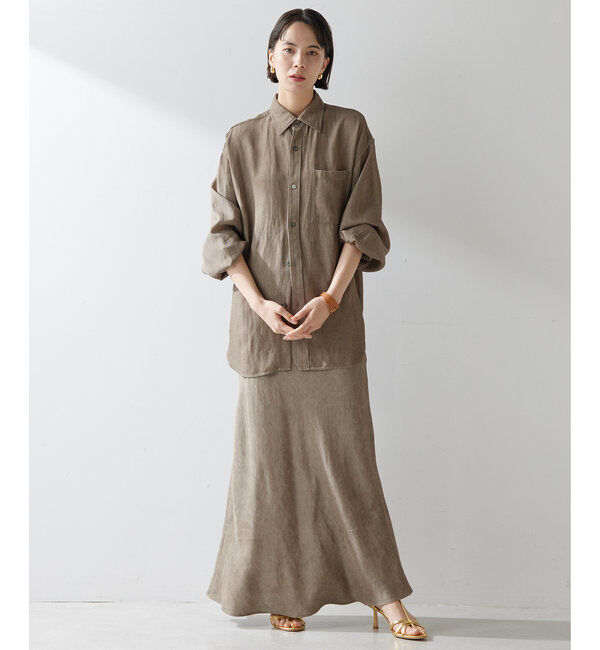  「ツイル顔料染めオーバーシャツ」|シャツ・ブラウス|