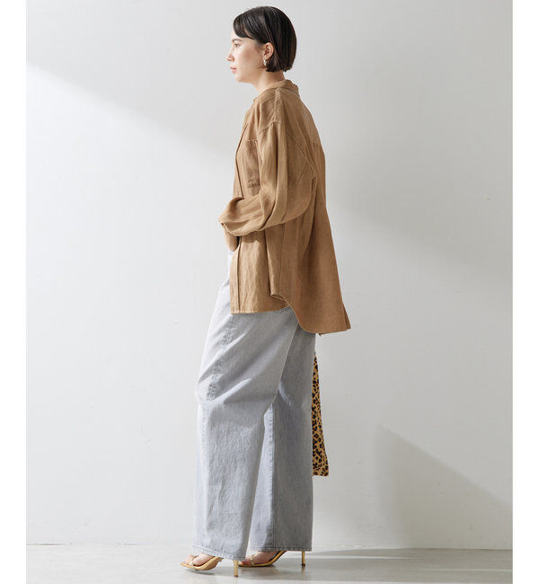  「ツイル顔料染めオーバーシャツ」|シャツ・ブラウス|