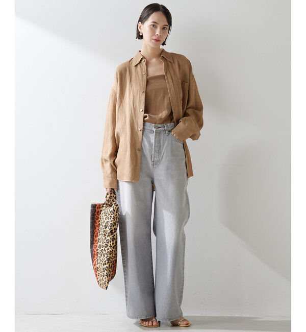  「ツイル顔料染めオーバーシャツ」|シャツ・ブラウス|