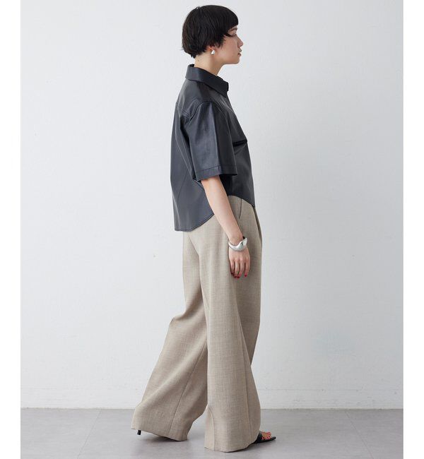  「レザーシャツ」|シャツ・ブラウス|