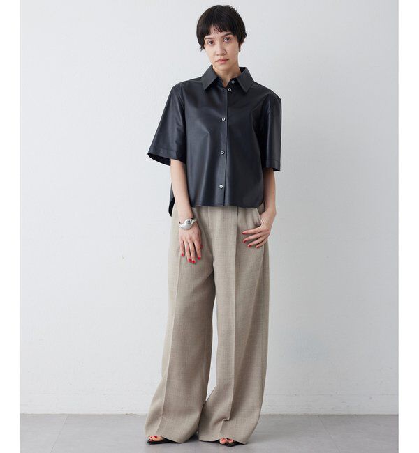  「レザーシャツ」|シャツ・ブラウス|