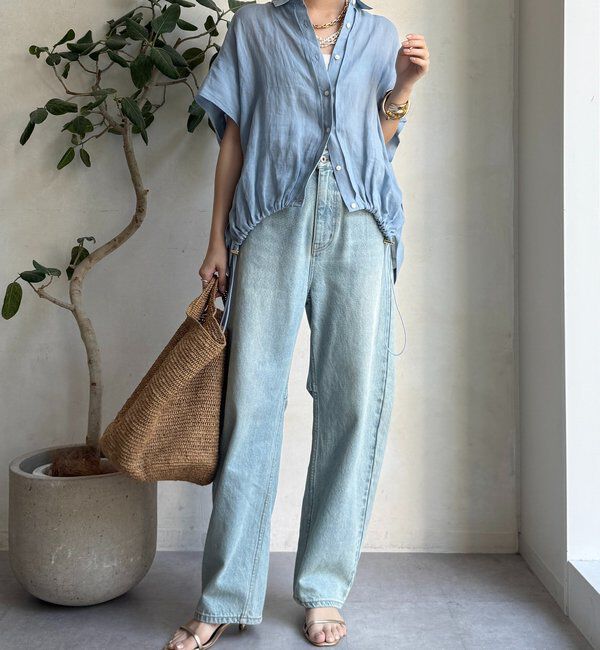  「【ベストセラーアイテム】カーブデニム」|デニム|