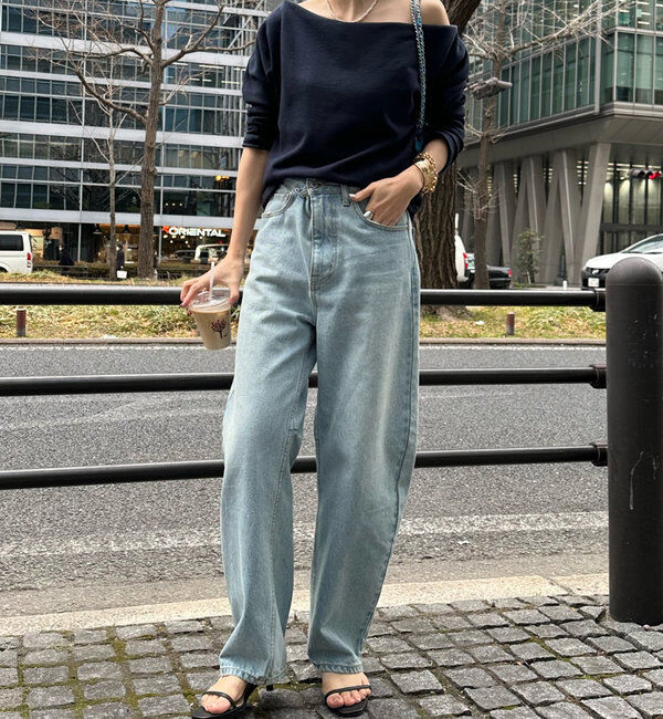  「【ベストセラーアイテム】カーブデニム」|デニム|