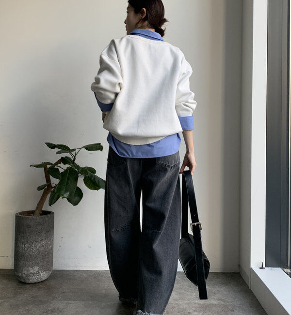  「【ベストセラーアイテム】ダメージカーブデニム」|デニム|