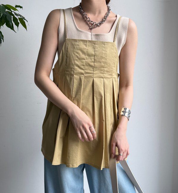  「スクエアニットタンク」|ニット・セーター|