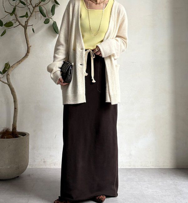  「スクエアニットタンク」|ニット・セーター|