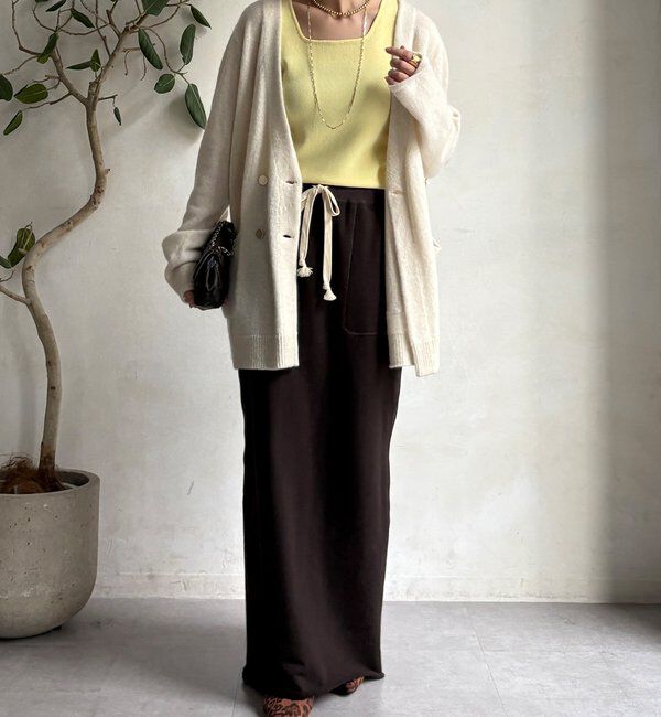  「スクエアニットタンク」|ニット・セーター|