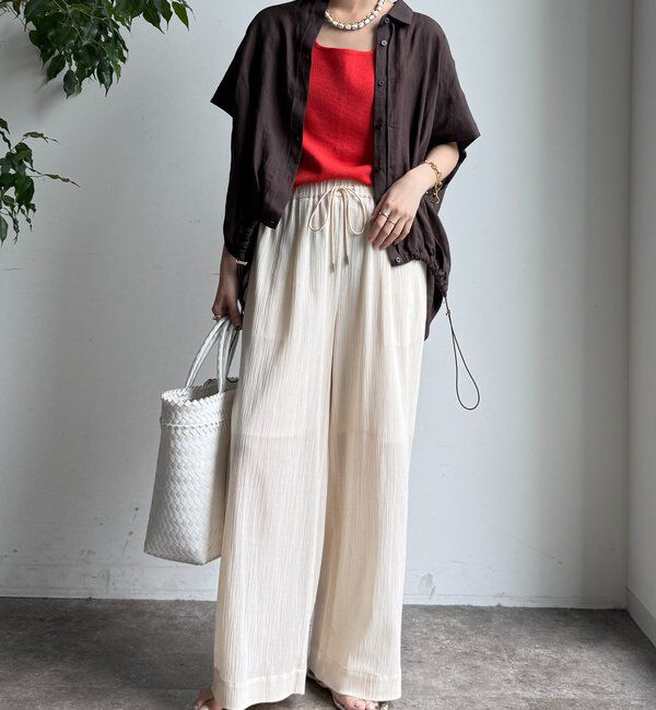  「スクエアニットタンク」|ニット・セーター|