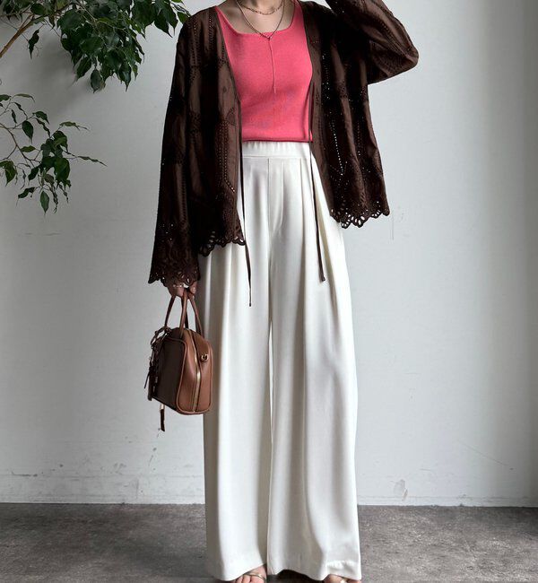  「スクエアニットタンク」|ニット・セーター|