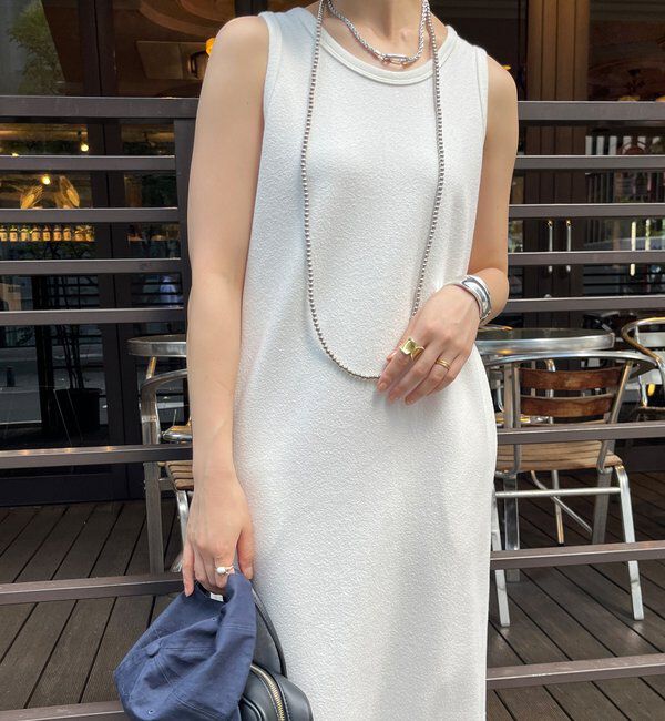  「【全骨格細見え】ブークレーダンボールタンクワンピース」|ワンピース|
