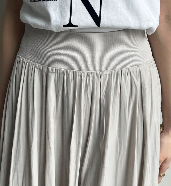  「ウエストリブギャザースカート」|スカート|