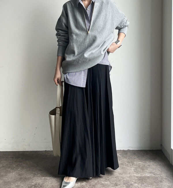  「ウエストリブギャザースカート」|スカート|