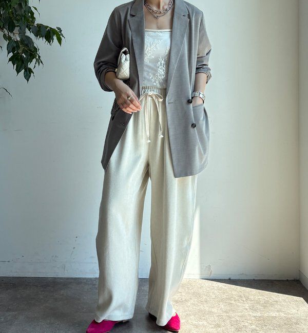  「【新色追加】スカラレースキャミ」|シャツ・ブラウス|