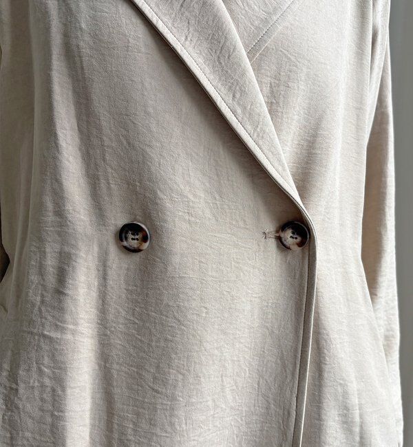  「【WEB限定】スウェードライクトレンチコート」|その他|