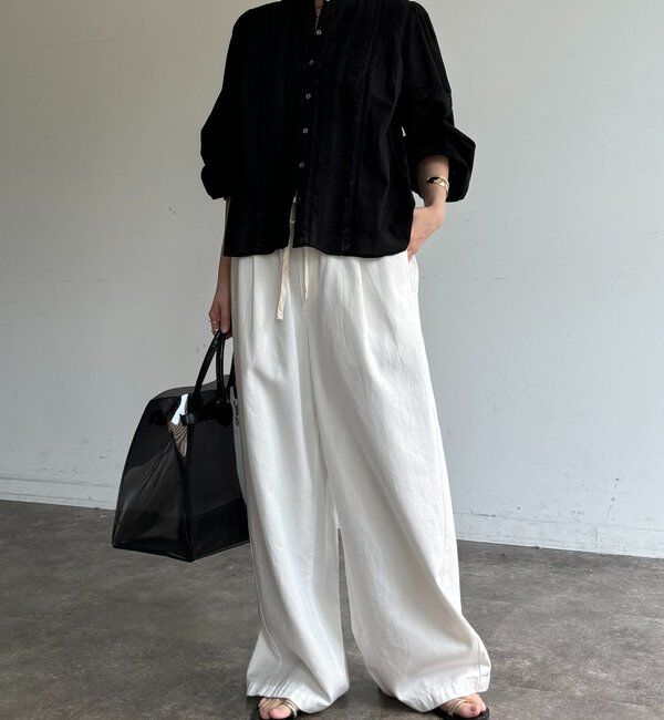  「インドレースパフ袖ブラウス」|シャツ・ブラウス|