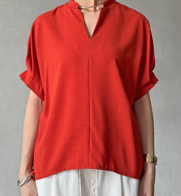  「【WEB限定】接触冷感スキッパーシャツ」|シャツ・ブラウス|