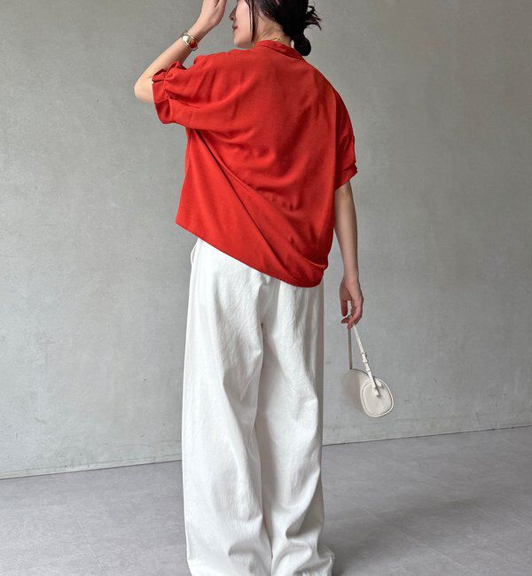  「【WEB限定】接触冷感スキッパーシャツ」|シャツ・ブラウス|