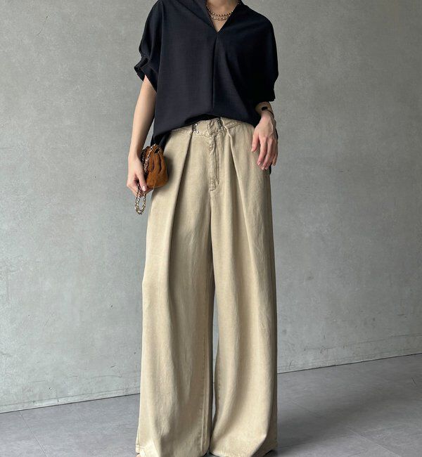  「【WEB限定】接触冷感スキッパーシャツ」|シャツ・ブラウス|