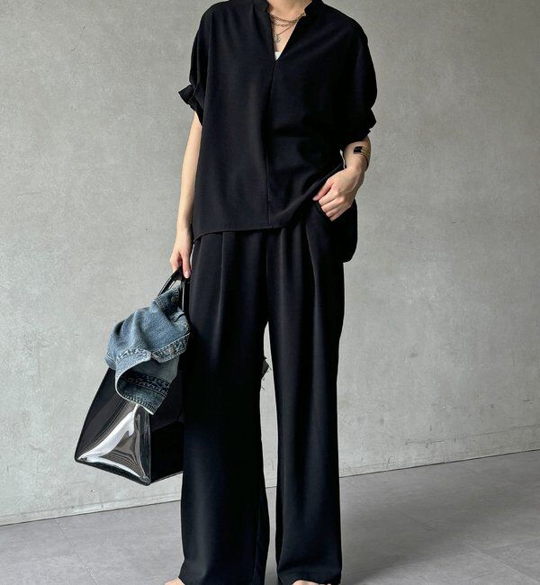  「【WEB限定】接触冷感スキッパーシャツ」|シャツ・ブラウス|