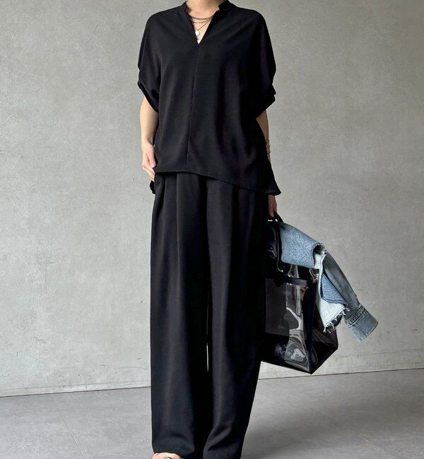  「【WEB限定】接触冷感スキッパーシャツ」|シャツ・ブラウス|