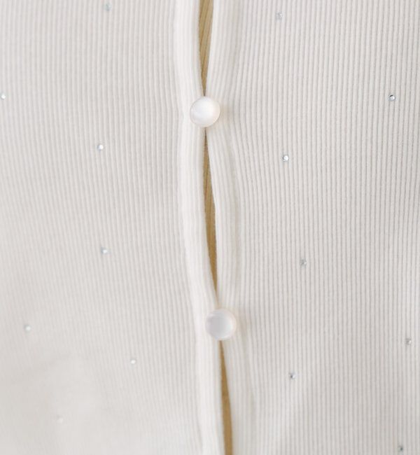  「リブスタッズカーディガン」|Tシャツ・カットソー|