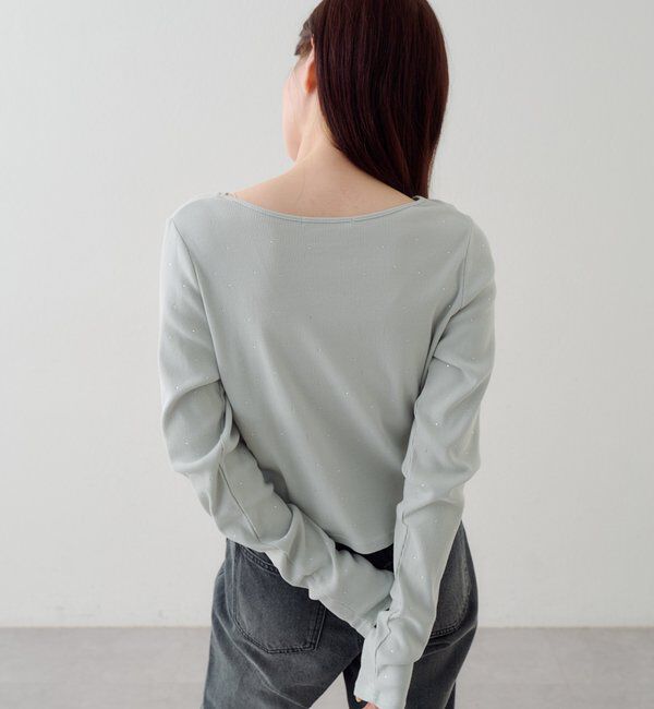  「リブスタッズカーディガン」|Tシャツ・カットソー|