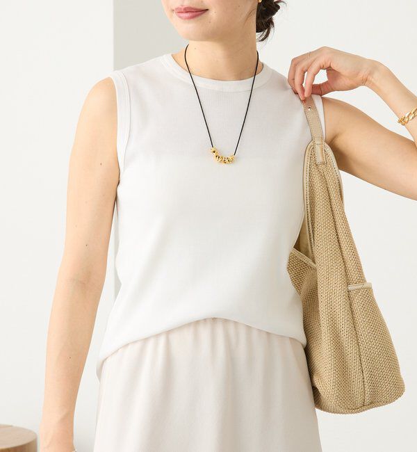  「予約【ストレッチ性抜群】テレコスリーブレスTee」|Tシャツ・カットソー|