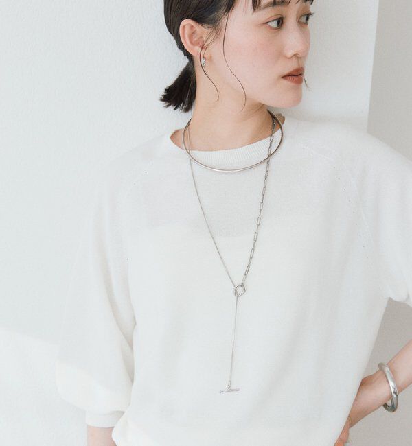  「【R.good（アールドットグッド）】スネーク&times;チェーンラリエット」|ネックレス|