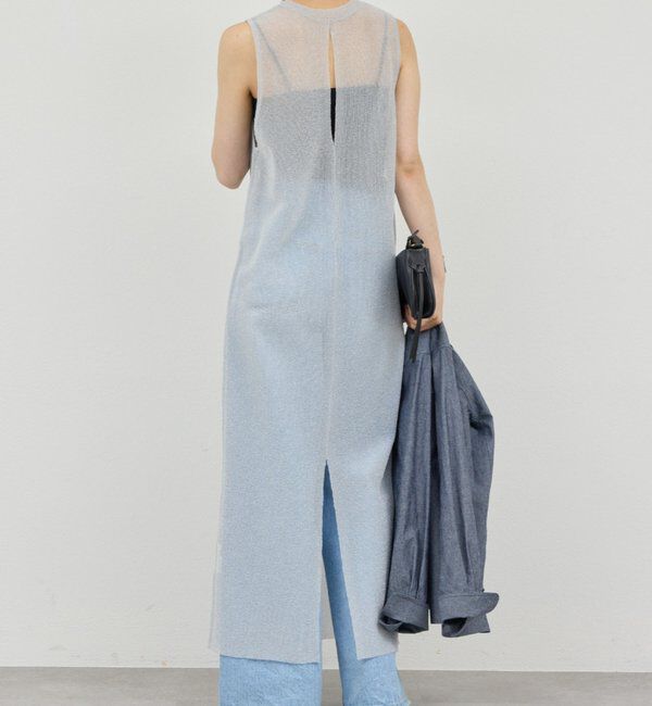  「ラメニットドレス」|ワンピース|