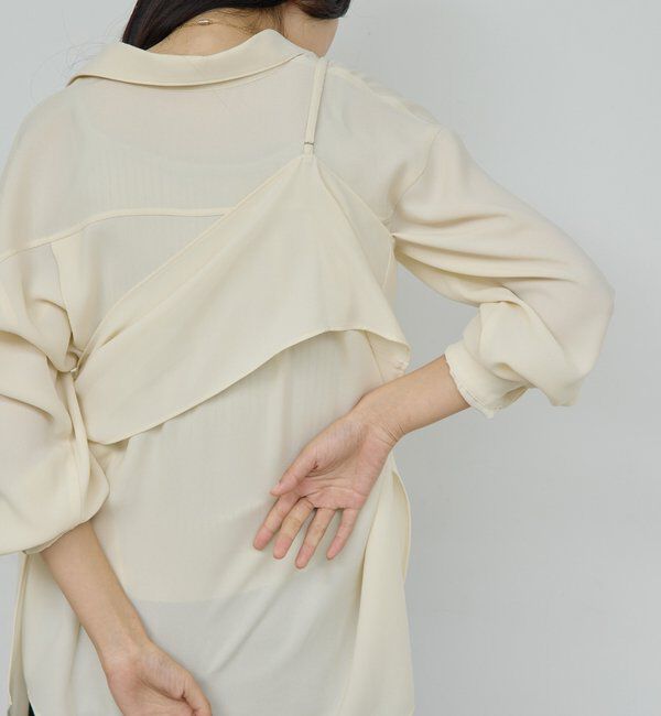  「ワンショルレイヤードシャツ」|シャツ・ブラウス|