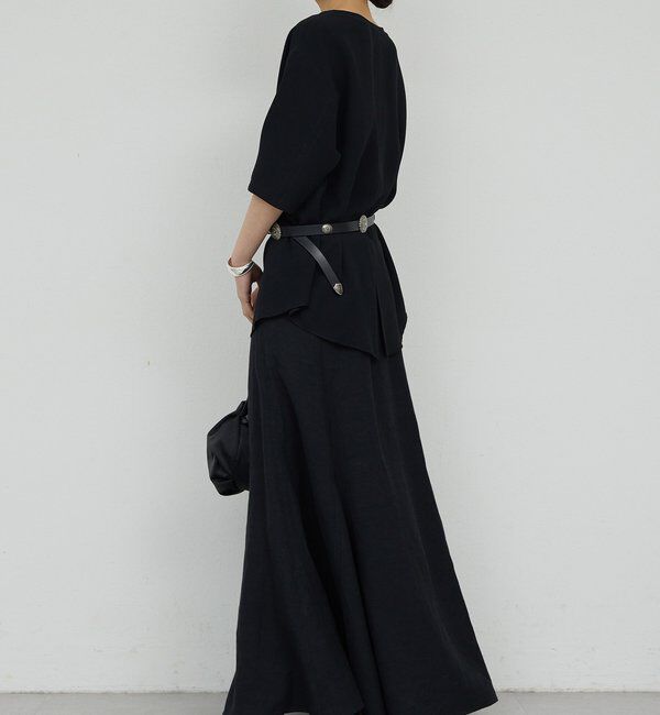  「バックスリットハーフスリーブブラウス」|シャツ・ブラウス|