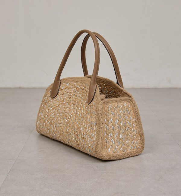  「 【Jhuri Shate】ハーフサークルバッグ/L」|トートバッグ|