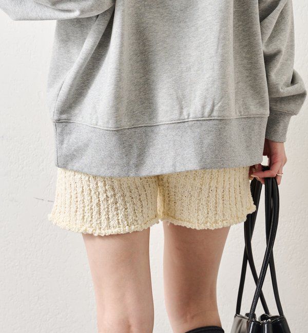  「スラブヤーンニットパンツ」|チノ|