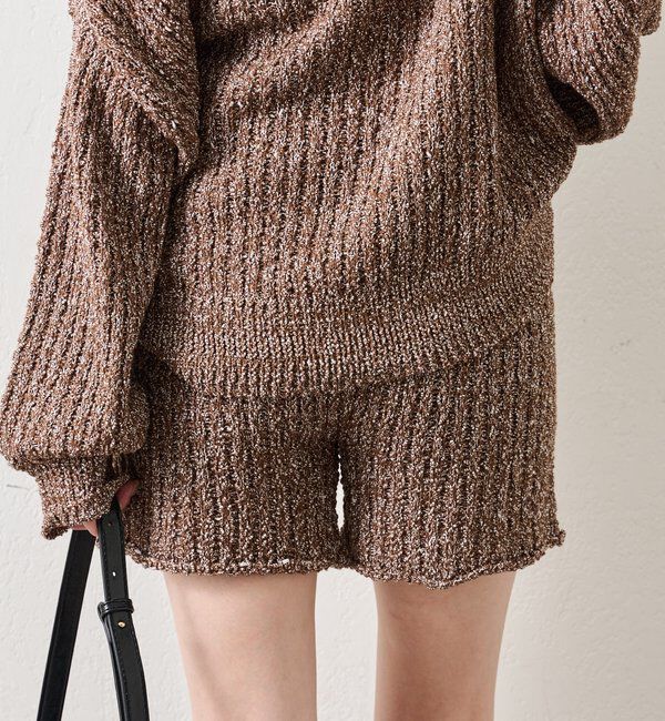  「スラブヤーンニットパンツ」|チノ|